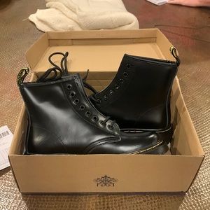 New combat boots. Came in and ran small. Super cute.